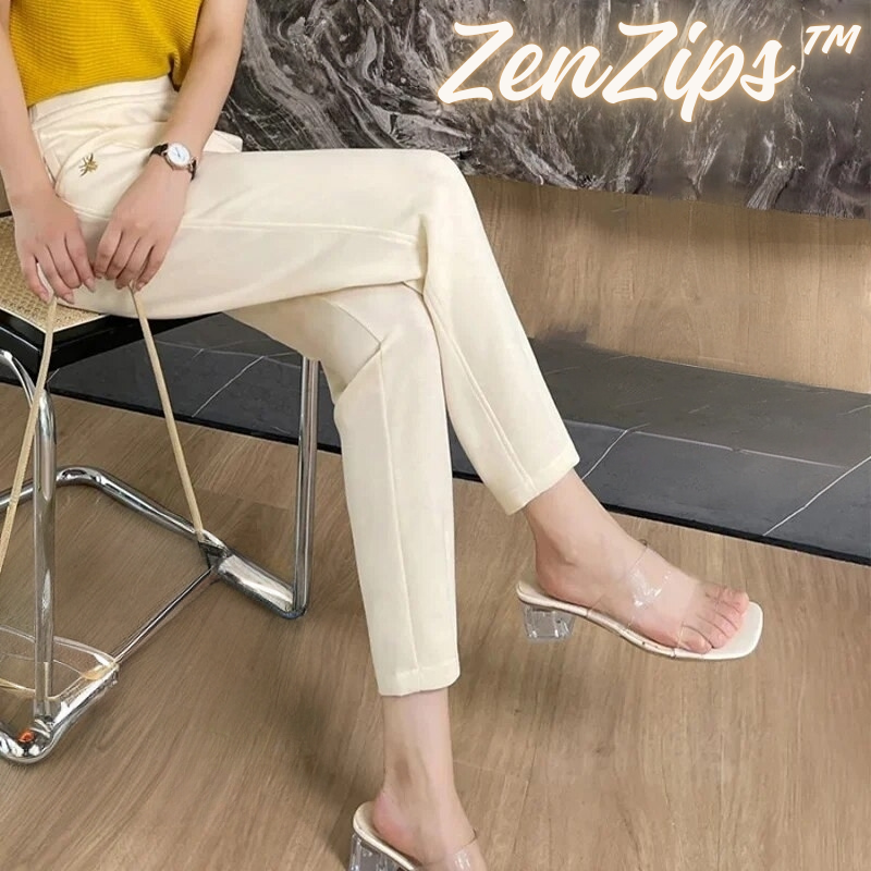 ZenZips™ - Locker sitzende Hose mit hoher Taille
