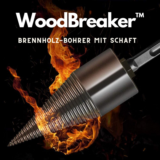 WoodBreaker™ | Brennholz-Bohrer mit Schaft