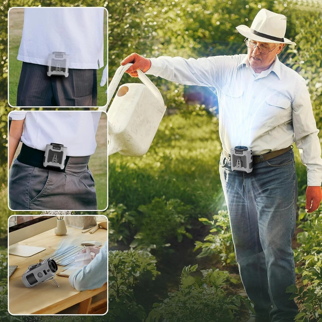 Breezio™ – Tragbarer Taillenventilator
