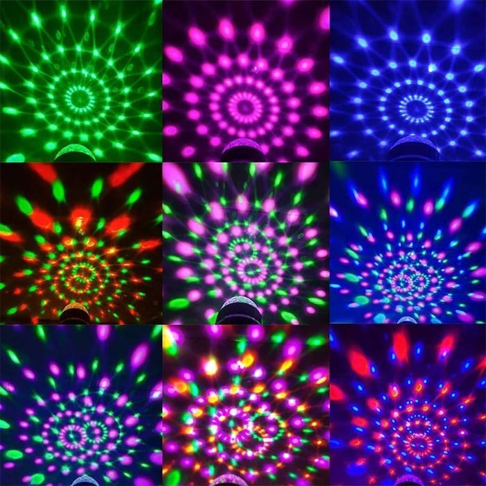 GrooveGlow™ | Disco Bunte Rotierende Glühlampen (1+1 GRATIS)