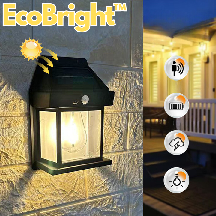 EcoBright™ | Solar-Wandlampe (1+1 GRATIS)