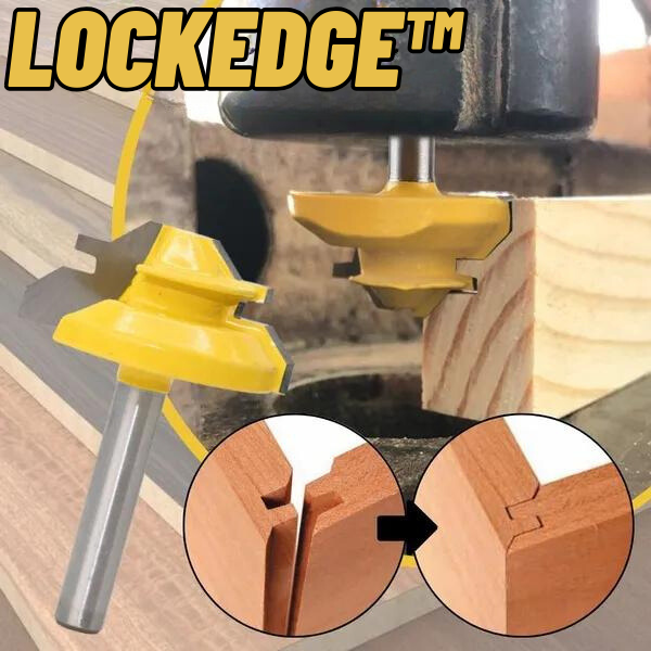 LockEdge™ | 45° Verriegelungs-Gehrungs-Fräser-Bit-Set