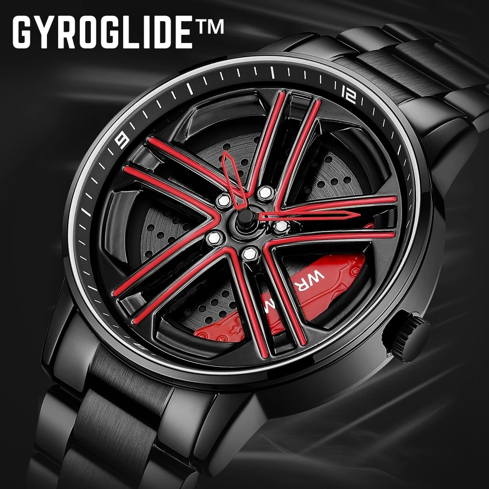 GyroGlide™- Spinnrad-Armbanduhr