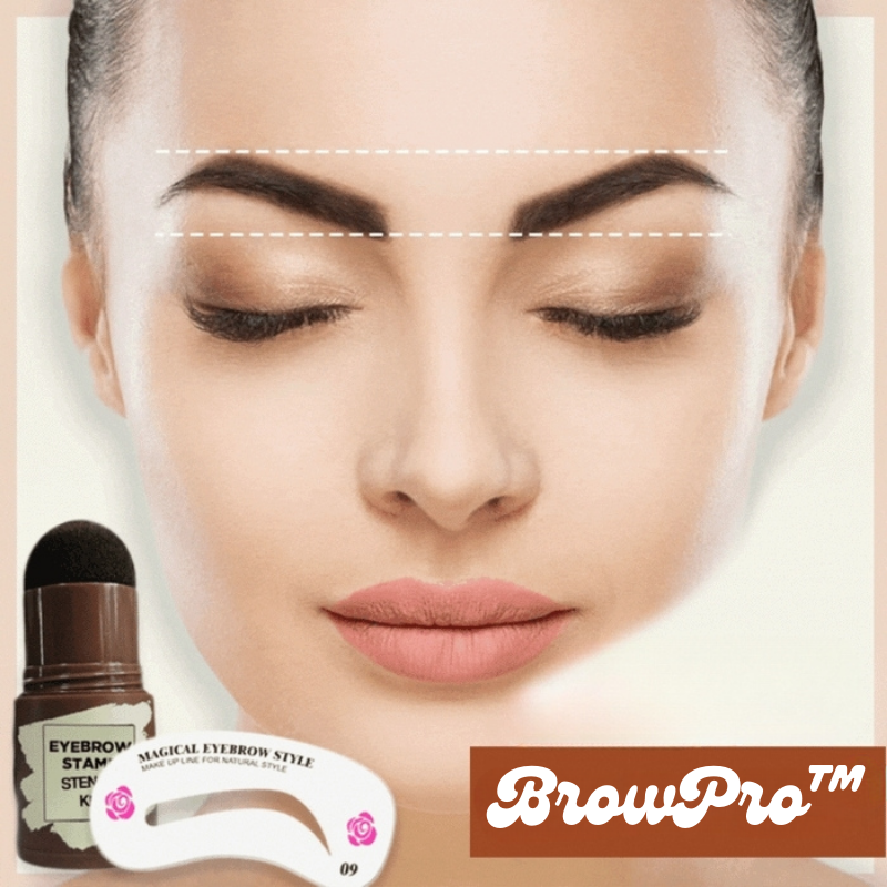 BrowPro™ - Augenbrauenstempel-Schablonenset (24 Augenbrauenschablonen)