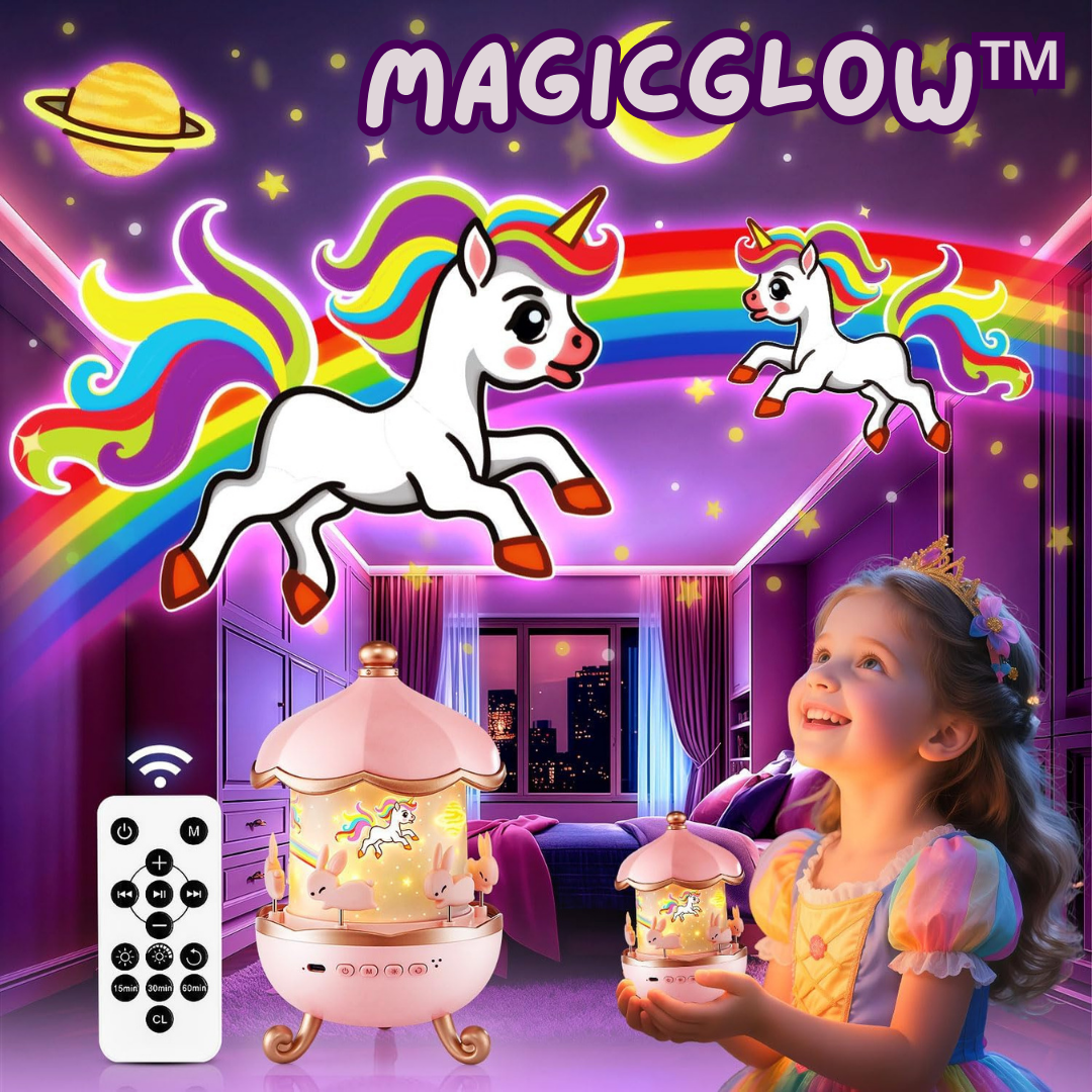MagicGlow™ – Kinder Projektor Nachtlicht