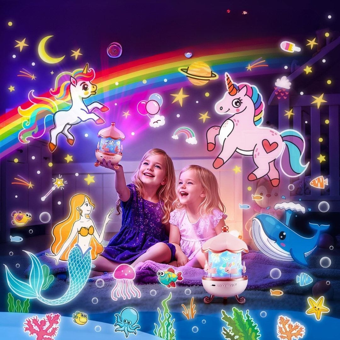 MagicGlow™ – Kinder Projektor Nachtlicht
