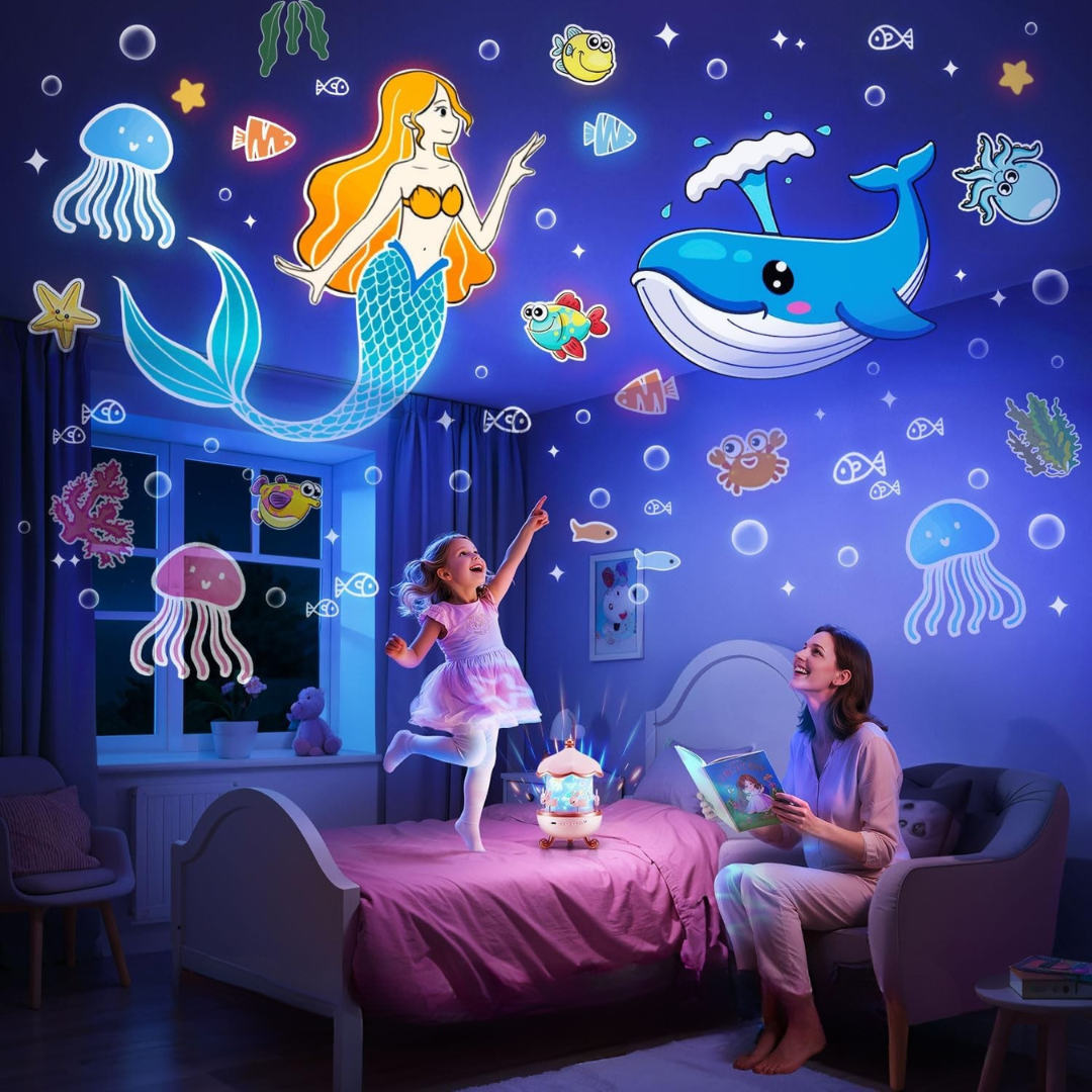 MagicGlow™ – Kinder Projektor Nachtlicht