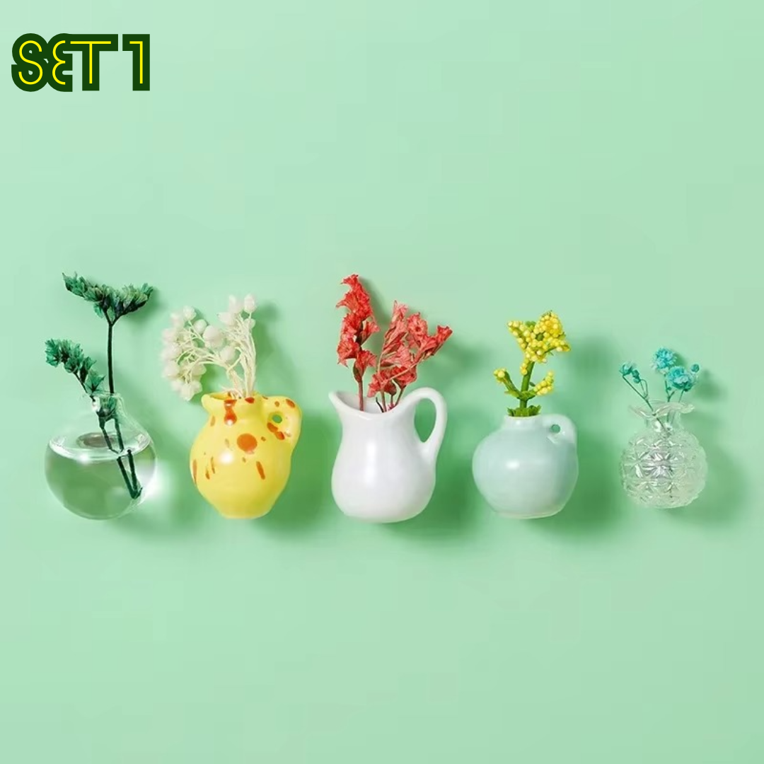 MagFlora™ – Mini Magnetische Vasen (5er-Set)