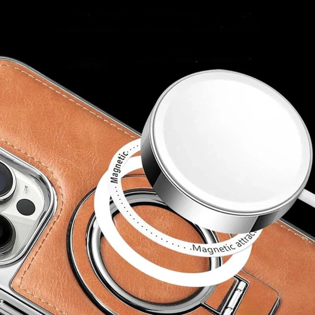 PrimeGuard™ – iPhone Leder Schutzhülle
