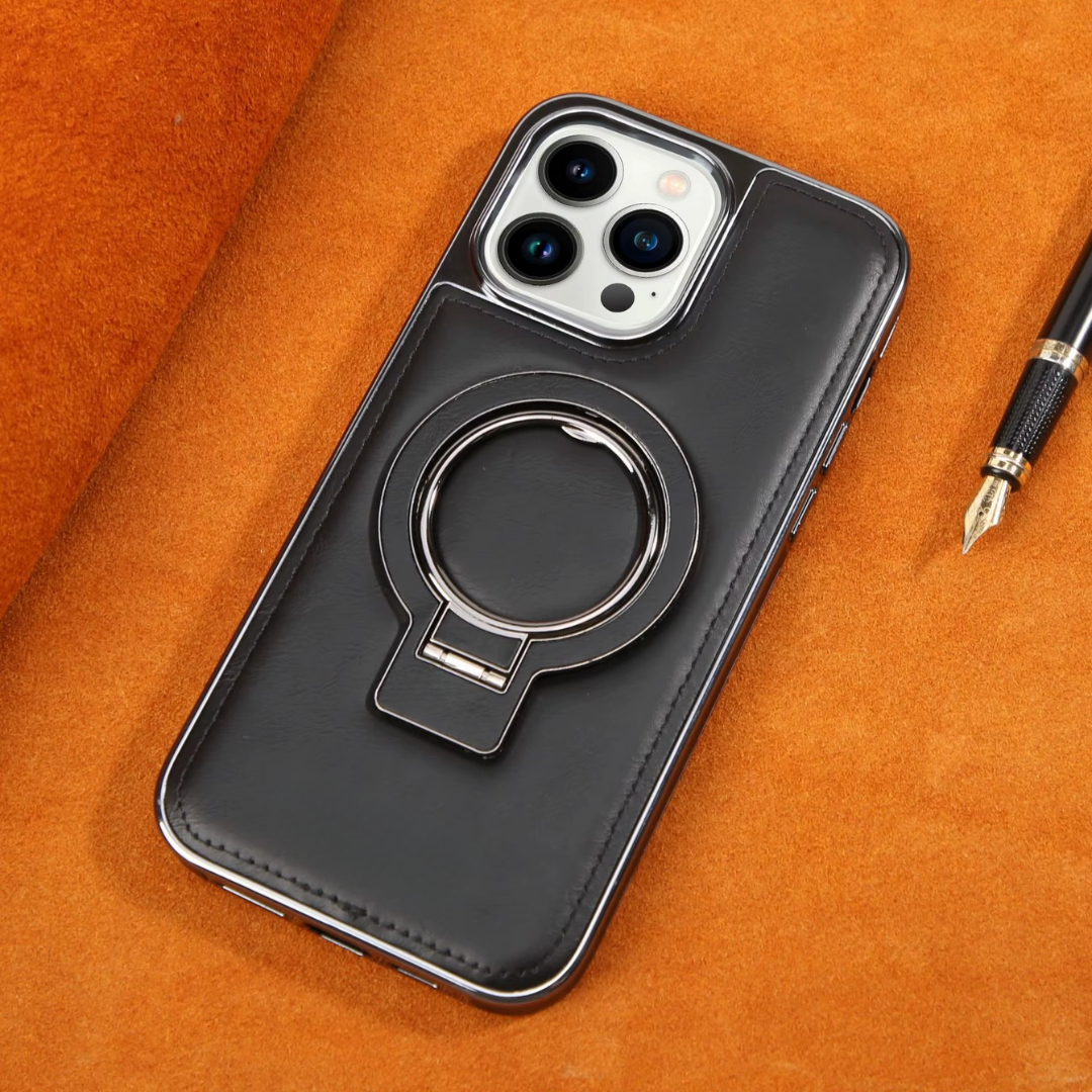 PrimeGuard™ – iPhone Leder Schutzhülle