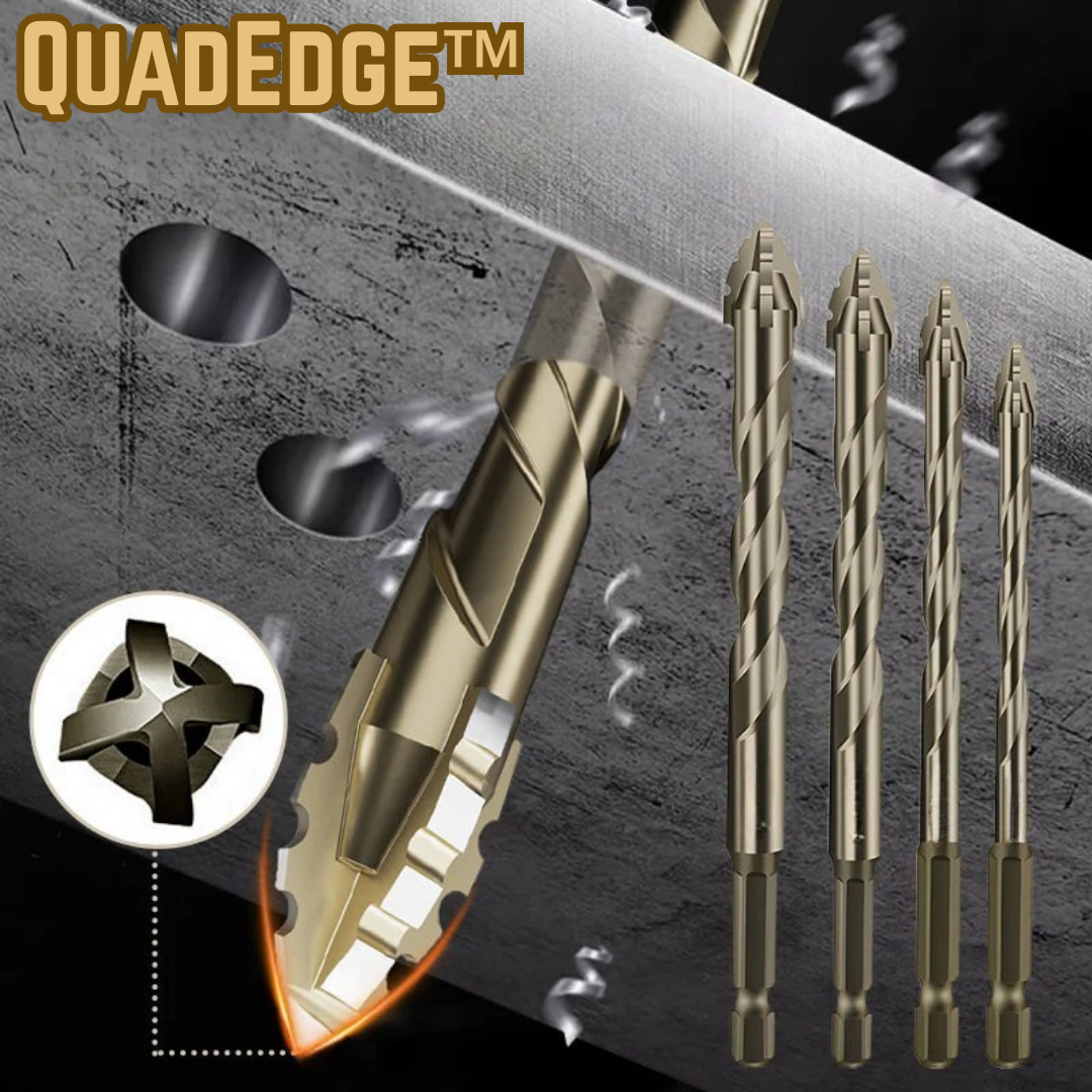 QuadEdge™ – Vierkant-Sägezahnbohrer (𝟰 𝗦𝘁ü𝗰𝗸)