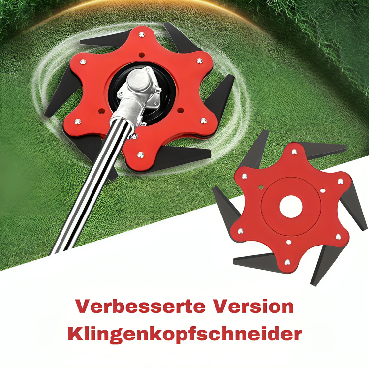 WeedBuster™ - Universal 6-Stahl-Rasiermesser Trimmerkopf