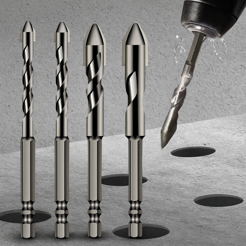PowerDrill™ – Hochfeste Spiralbohrer (𝟰 𝗦𝘁ü𝗰𝗸)