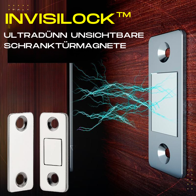 InvisiLock™ | Ultradünne Unsichtbare Schranktürmagnete (4 Satz)