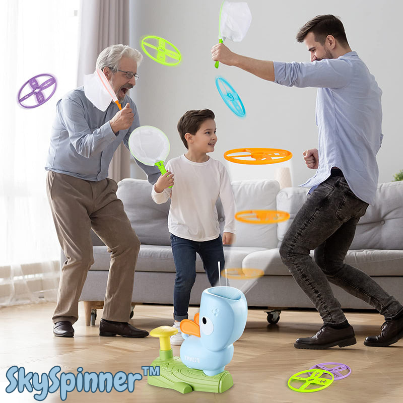 SkySpinner™ - Flugscheibenwerfer Spielzeug