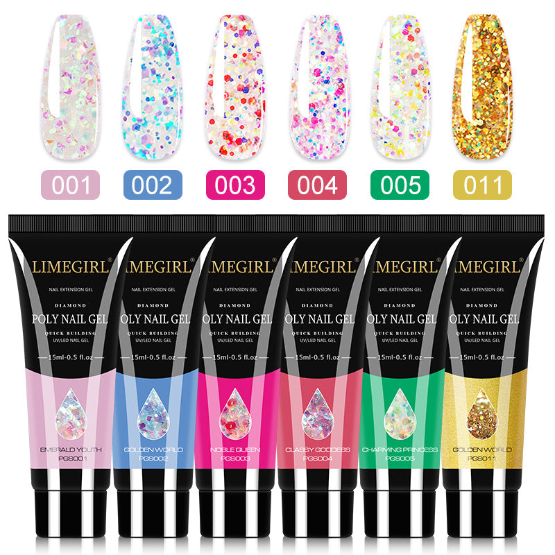 LimeGirl® - Poly-Nagelgel-Set