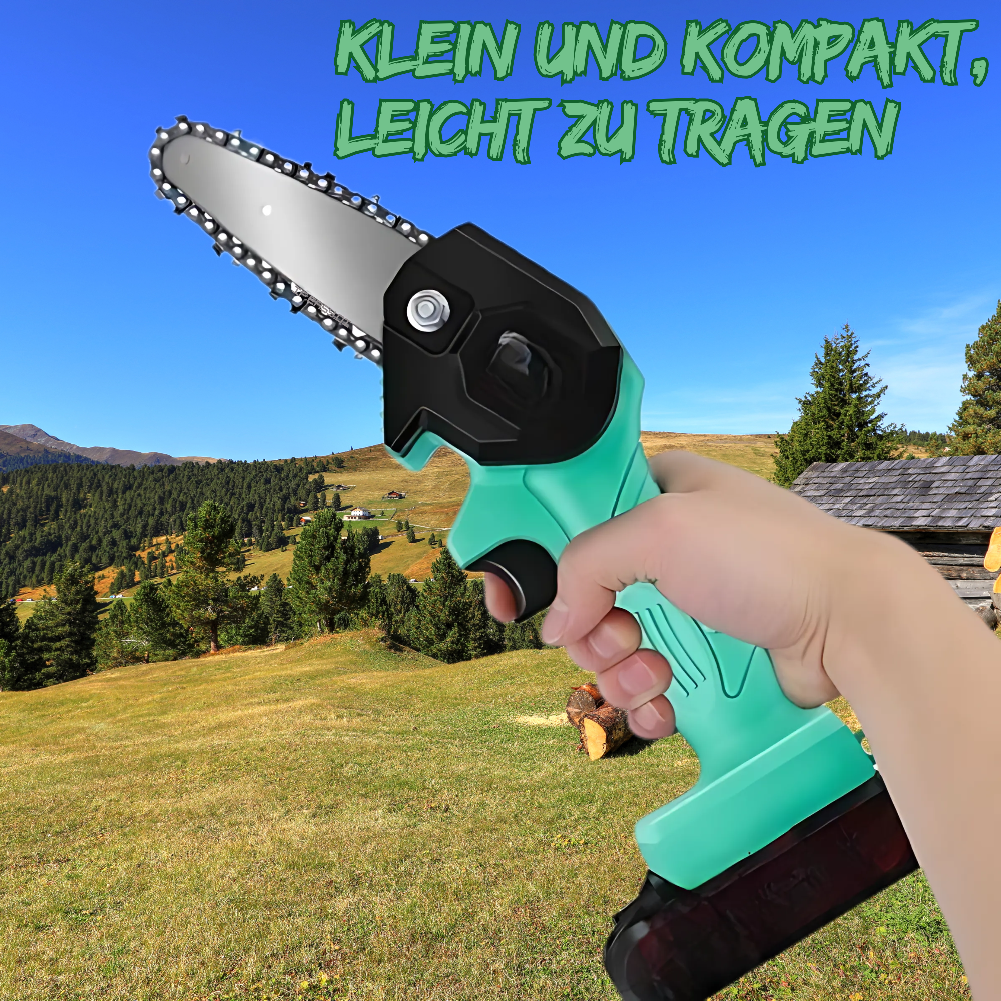 ZapSaw™ - Wiederaufladbare Mini-Kettensäge