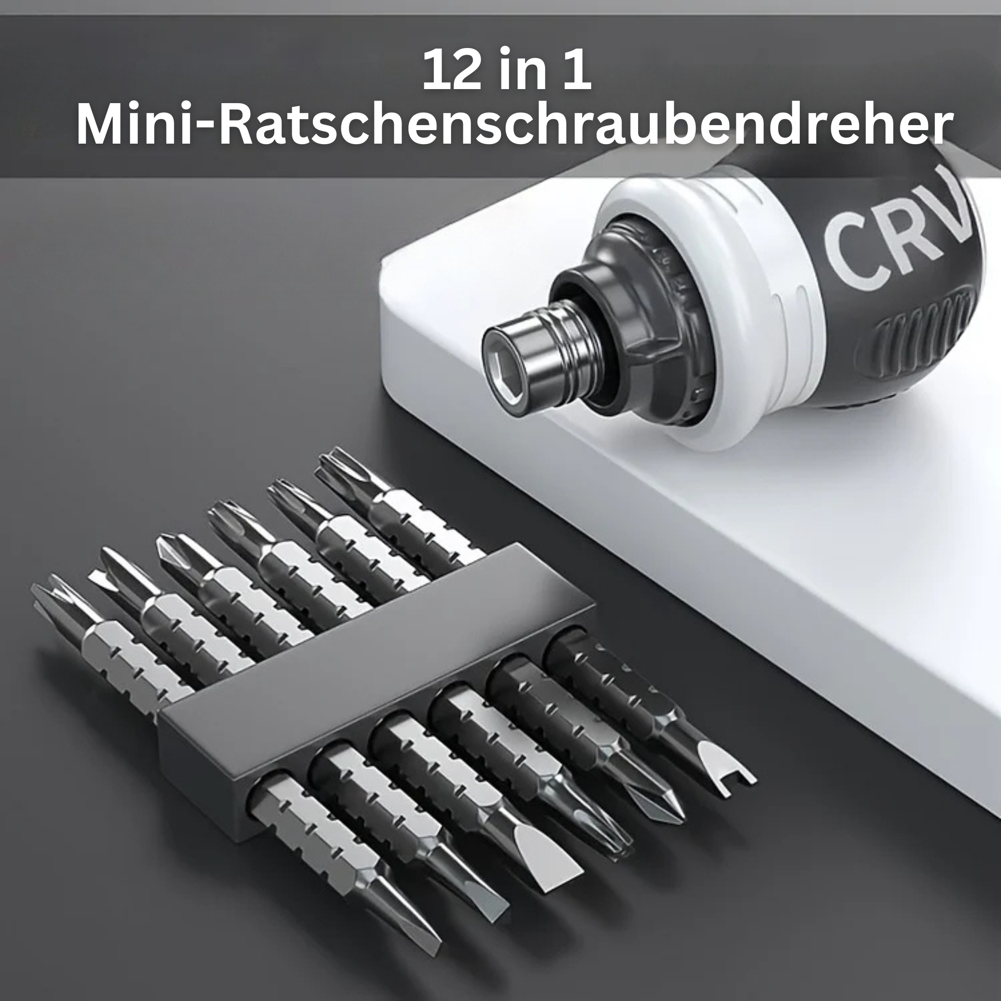 CR-V™️ I 12 in 1 Mini-Ratschenschraubendreher