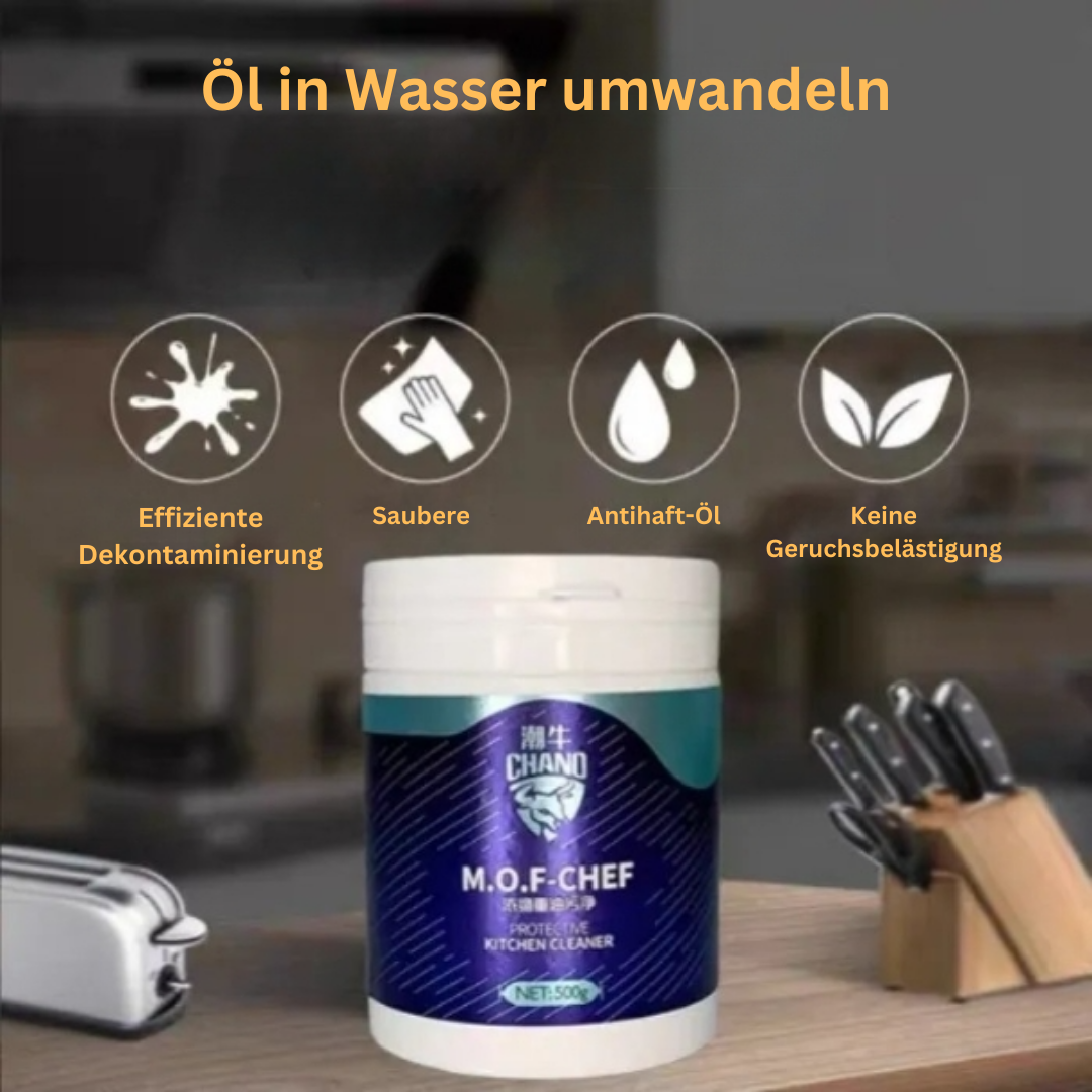 M.O.F - CHEF™ Reinigungspulver für Öle und Fette