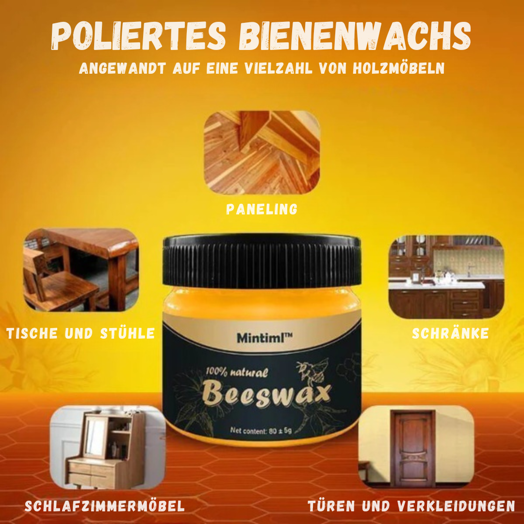 Mintiml™ Holzrestaurierung Bienenwachs & Möbelpolitur (1+1 Gratis)