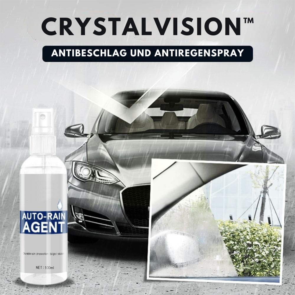 CrystalVision™ - Antibeschlag und Antiregenspray (1+1 GRATIS)