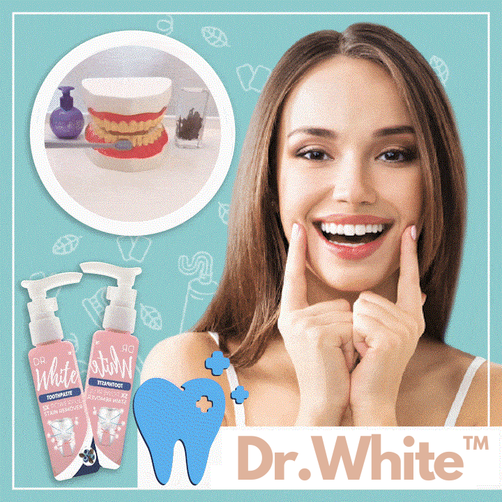 Dr.White™ - Sofort aufhellende Zahnpasta (1+1 GRATIS)