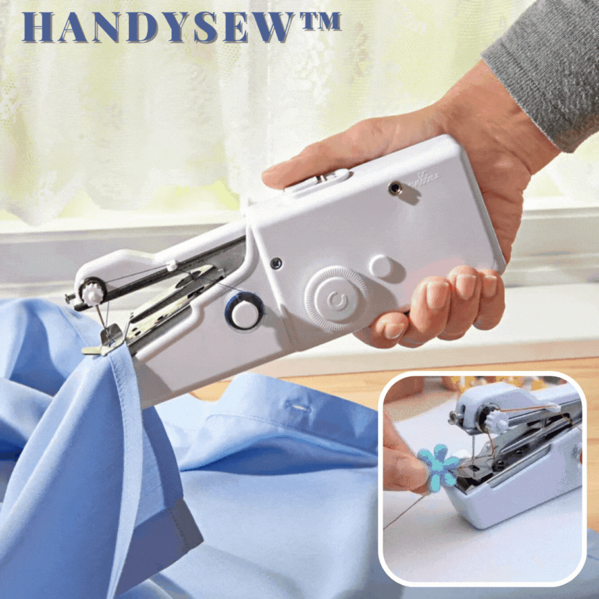 HandySew™ Handgehaltene Mini-Elektro-Nähmaschine