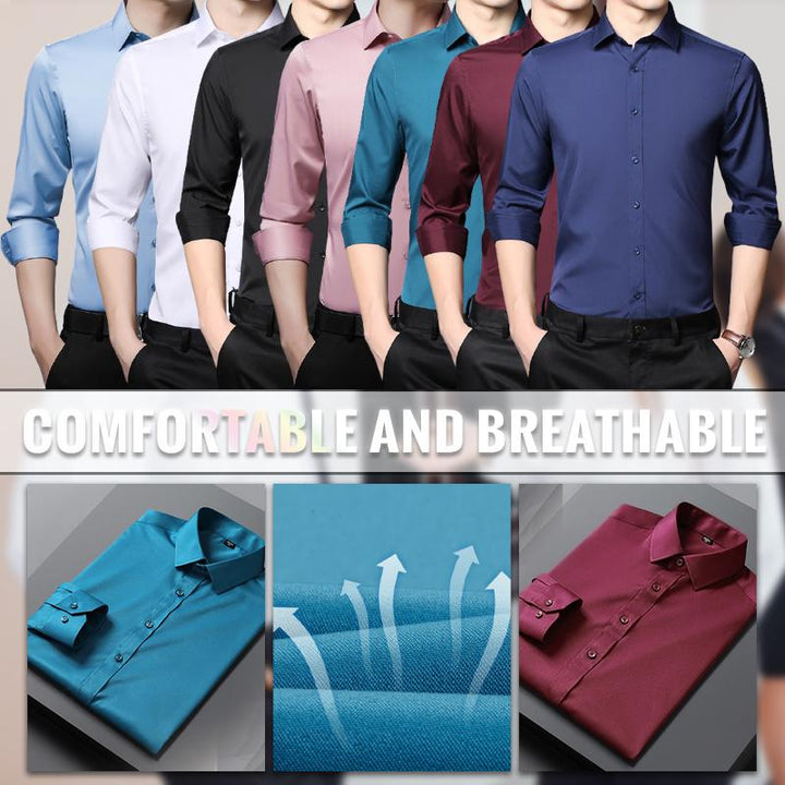 StretchySleeve™ - Hochelastisches bügelfreies Hemd