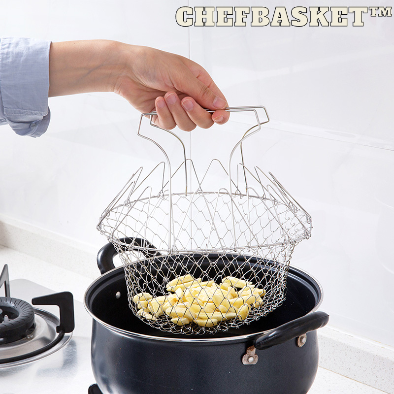 ChefBasket™ - Multifunktionales Faltbares Dampfspülsieb (1+1 GRATIS)